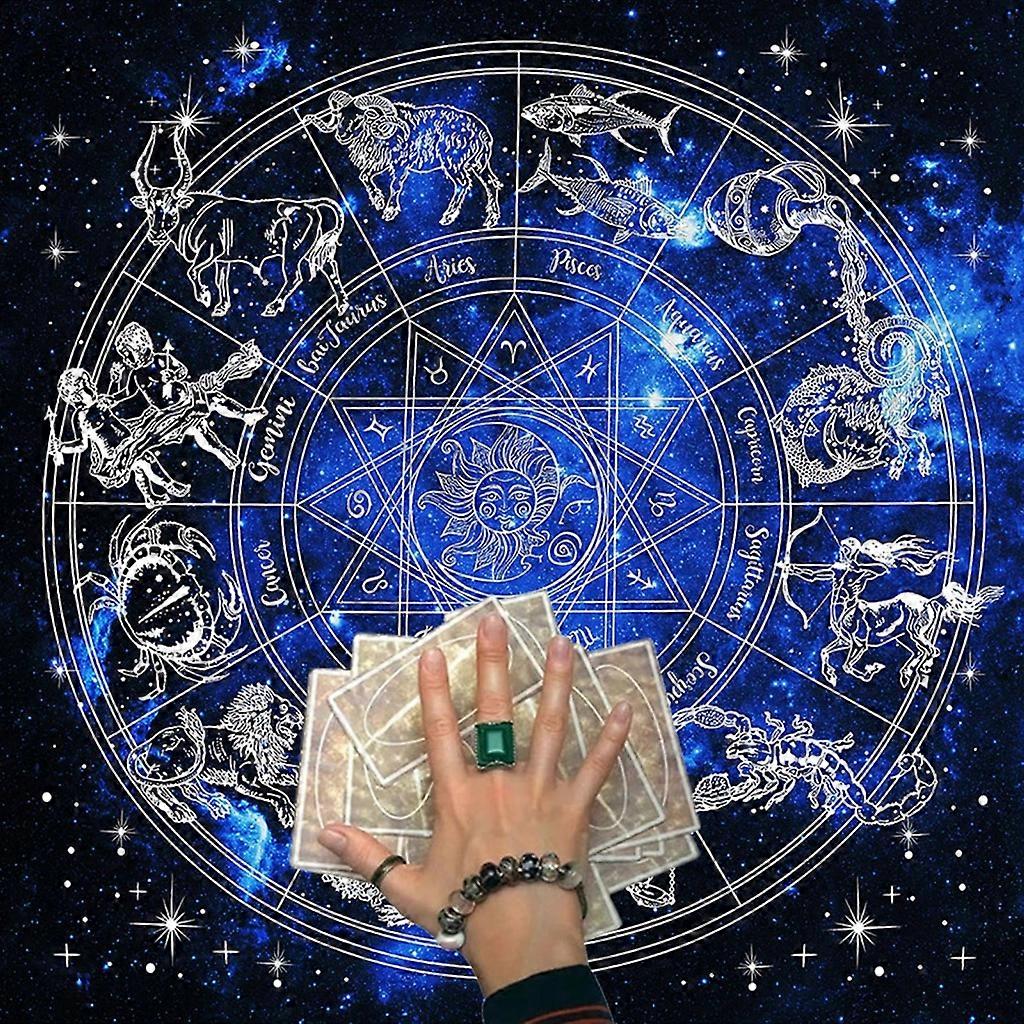 Astrology Star Pendulum Dowsing Table Cover Divination Board Game Tablecloth