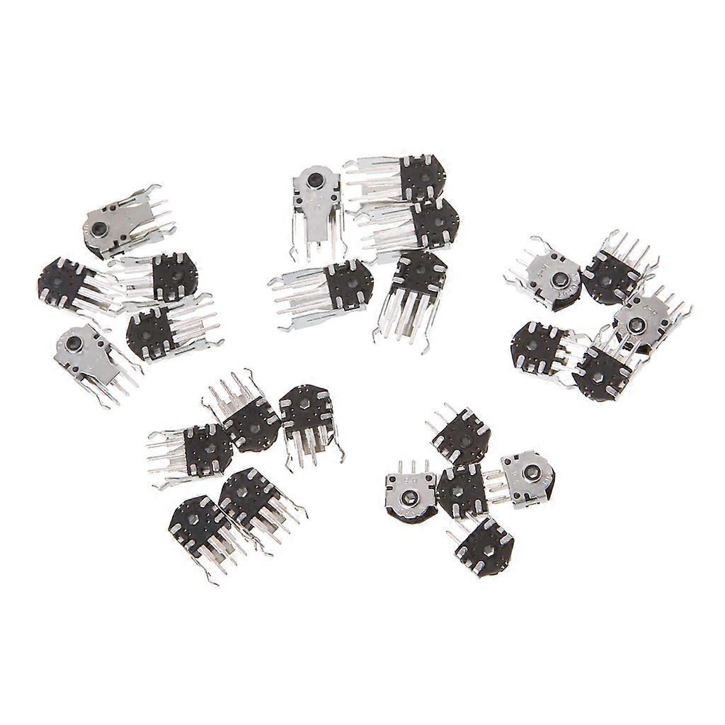 25st 5 typer Mouse Encoder Kit Wheel Encoder Switchar Reparationsdelar Avkodare Whee