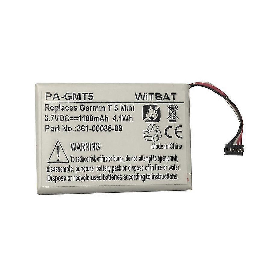 hgSuitable For Garmin T 5 Mini Tt 15 Mini Gps Battery 361-00035-09