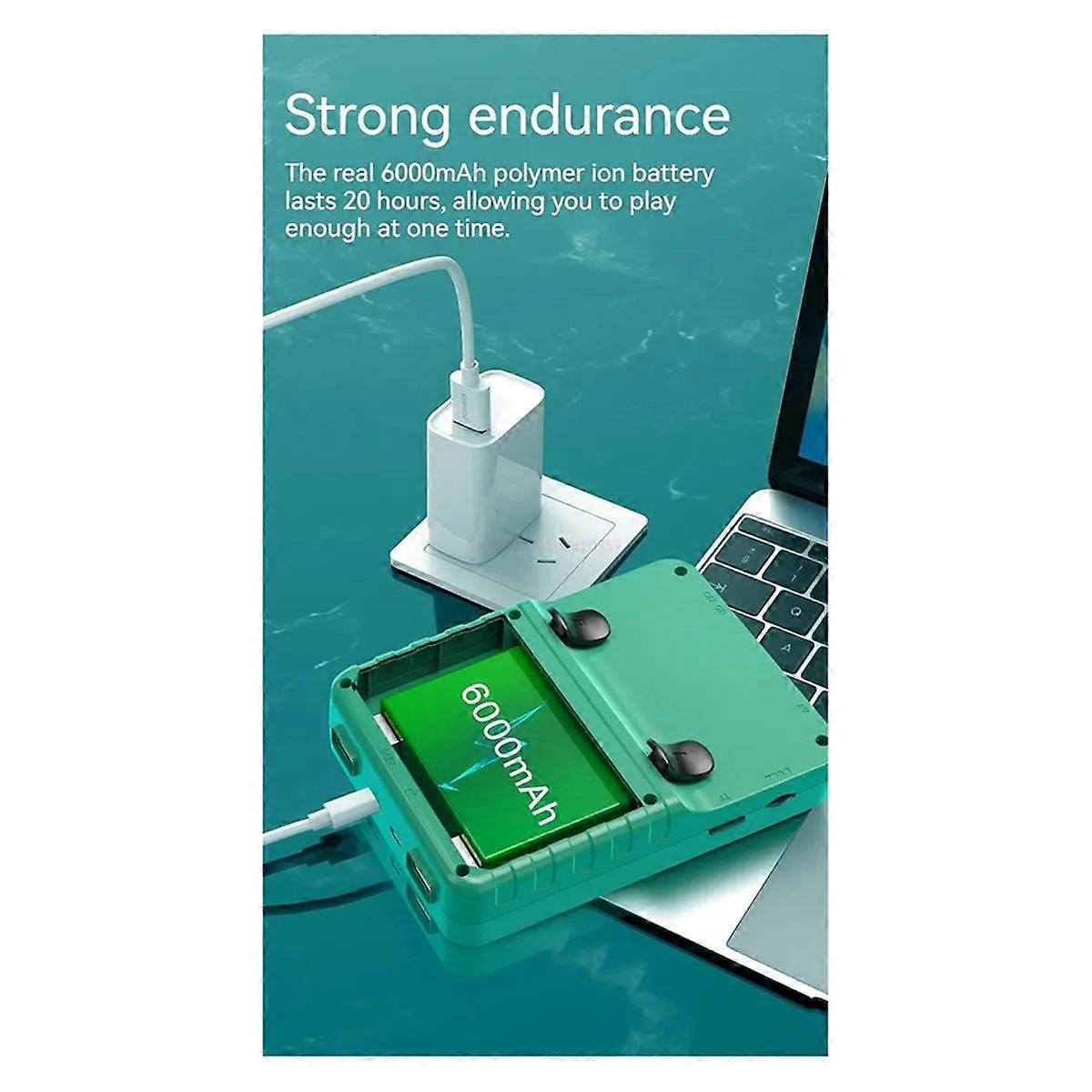 X9 Handheld Game Console 3,5 polegadas 10000 Jogos Arcade Game 6000MAh com função Power Bank para 11 simuladores C