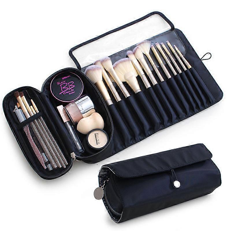 Folding Travel Professional Makeup Brushes Bag