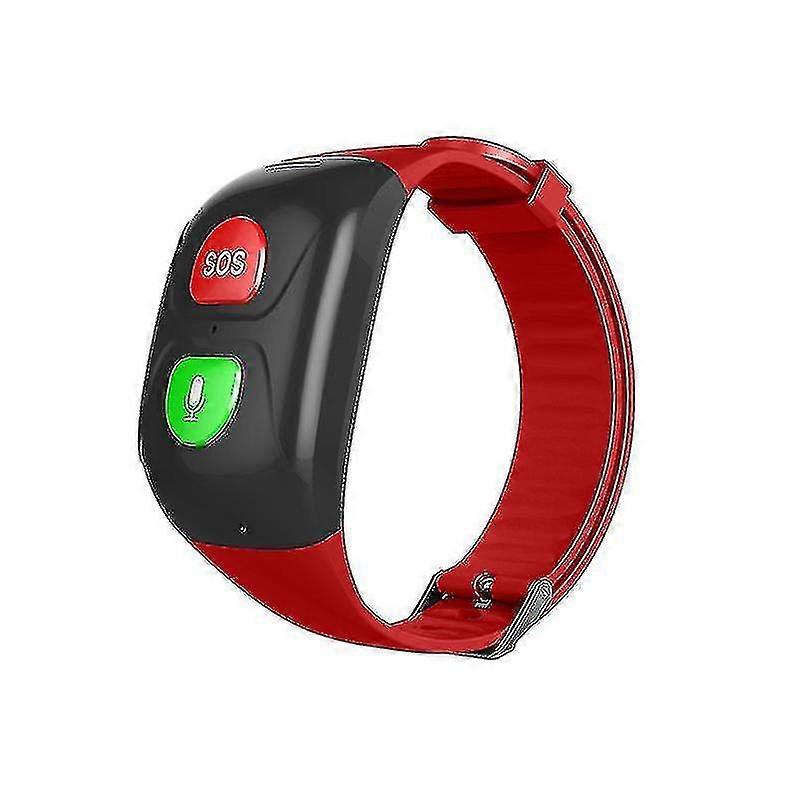 Sos Smart Bracelet For Seniors With Gps Info Push Heart Rate Monitoring With Built In Tracking Watch