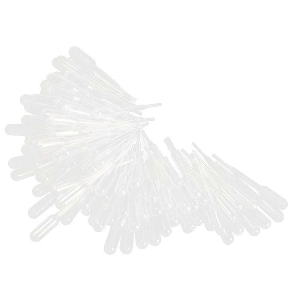 100Pcs 0.2ml Graduated Dropper Disposable Clear Plastic Liquid Transfer Pipettes