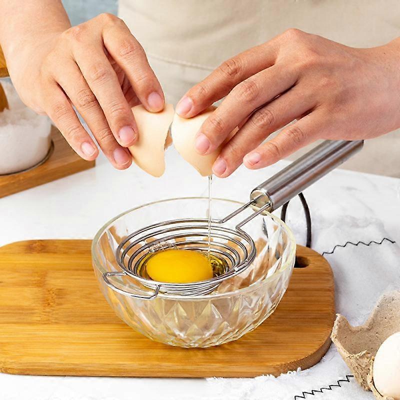 Stainless Steel Egg White Separator Tools Eggs Yolk Filter Gadgets Kitchen Accessories Separating Funnel Spoon Egg Divider Tool