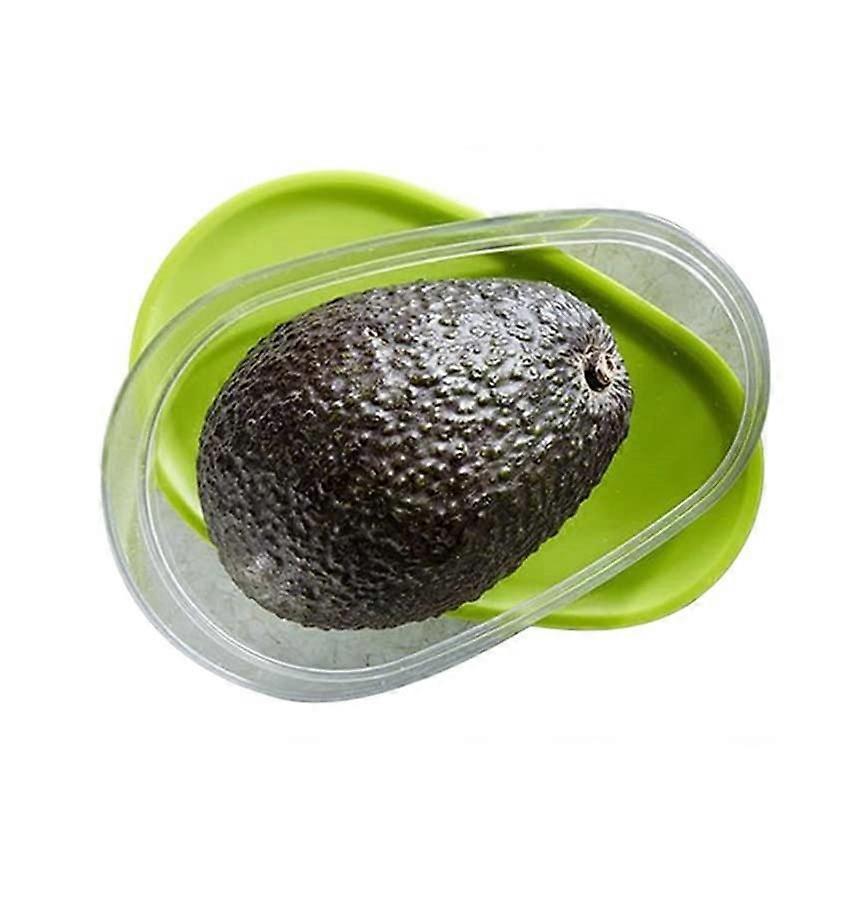 Avocado-Box für Avocado-Vorratsbehälter, Mehrweg, 2 Stück, grün (A-5-F6)