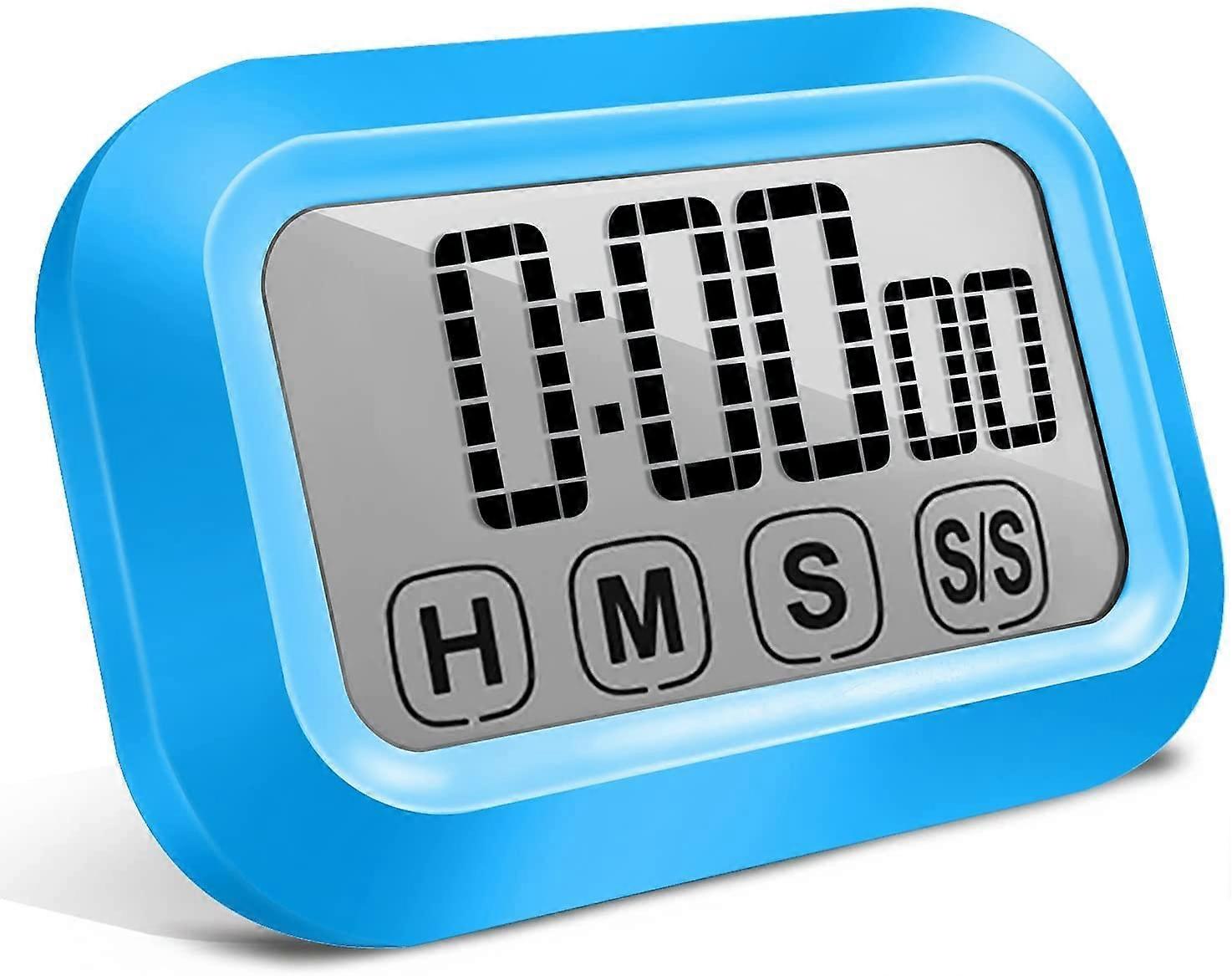 2024Digital Kitchen Timer for Cooking Touch Screen, Magnetic Countdown Timer, Big Volume, Big LED Displa