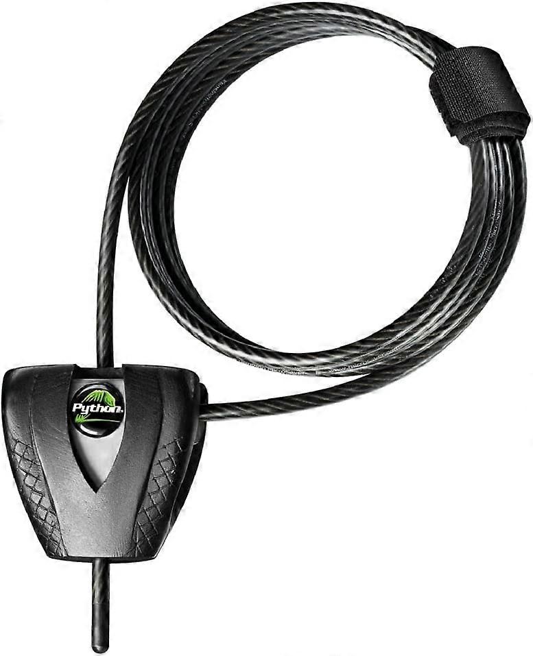 Master Lock 8417D Python Adjustable Locking Cable, 6-Foot  Black and Silver
