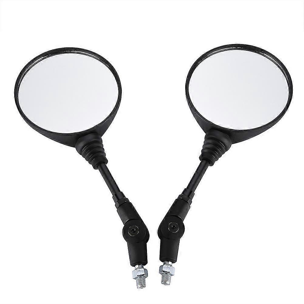 Universal Motorcycle Rearview Side Mirrors - 10mm Installing Screw (1 Pair)