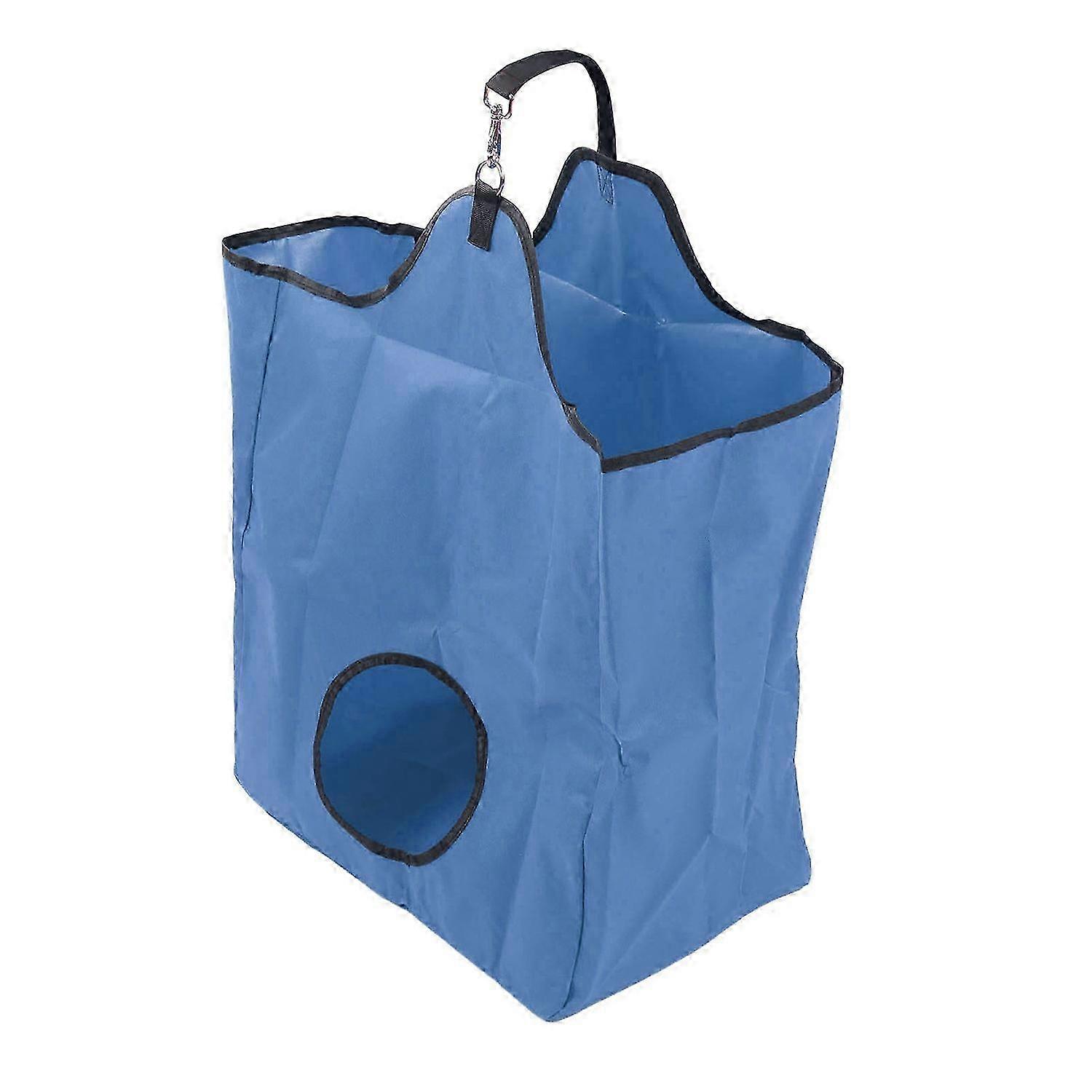 Horses Slow Feed Hay Bags Multipurpose 600D Oxford Cloth Waterproof Coating Large Capacity Portable