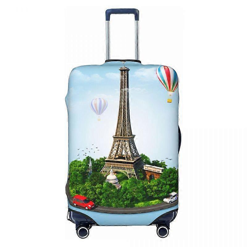 Călătorind 3D Print Valiză Copertă Turnul Eiffel Călătorii de vacanță Bagaje practice Accesorii Protector