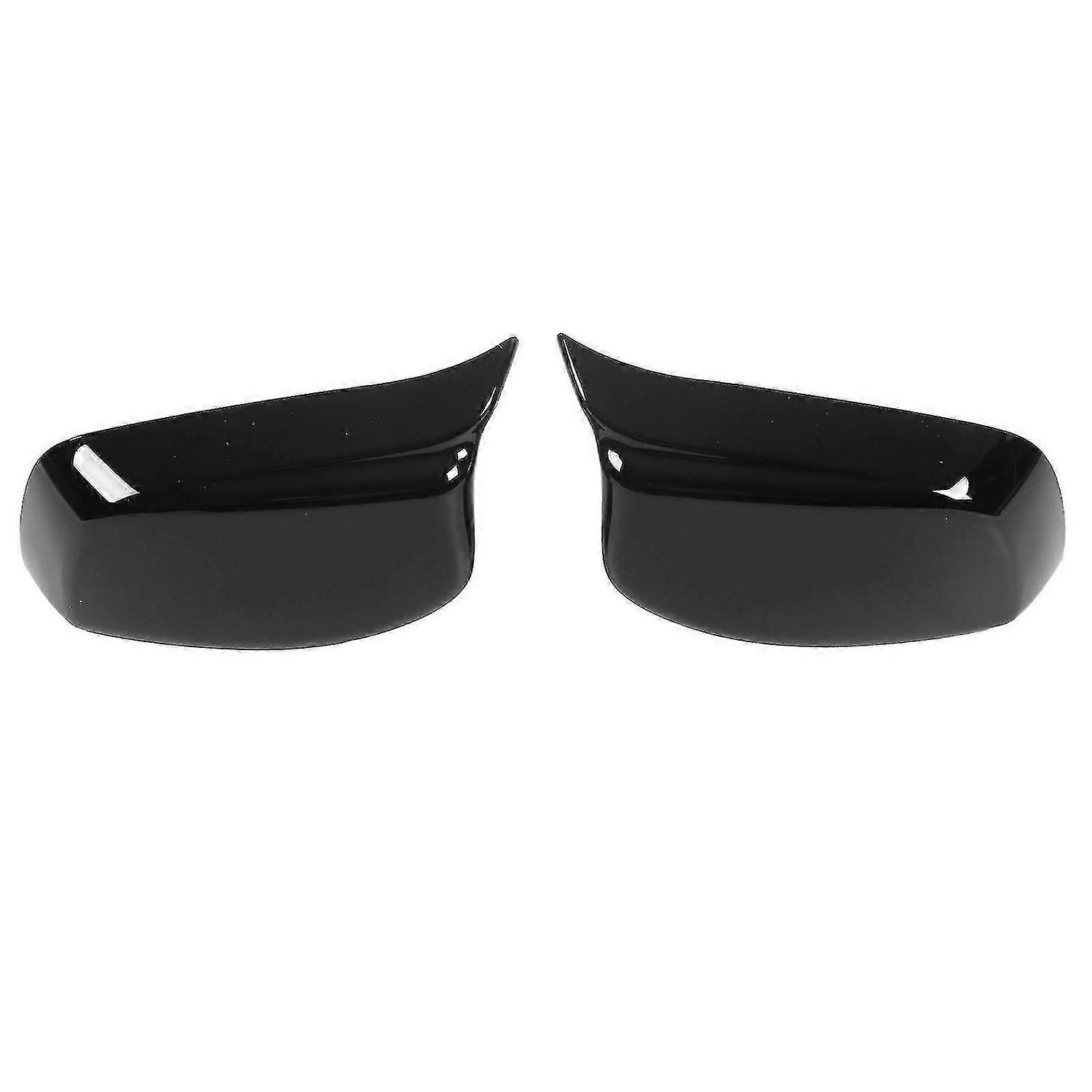 Left Right Side Door Mirror Cover for E60 E61 E63 E64 5 Series 6 Series Glossy Black 2003-2007 s2024