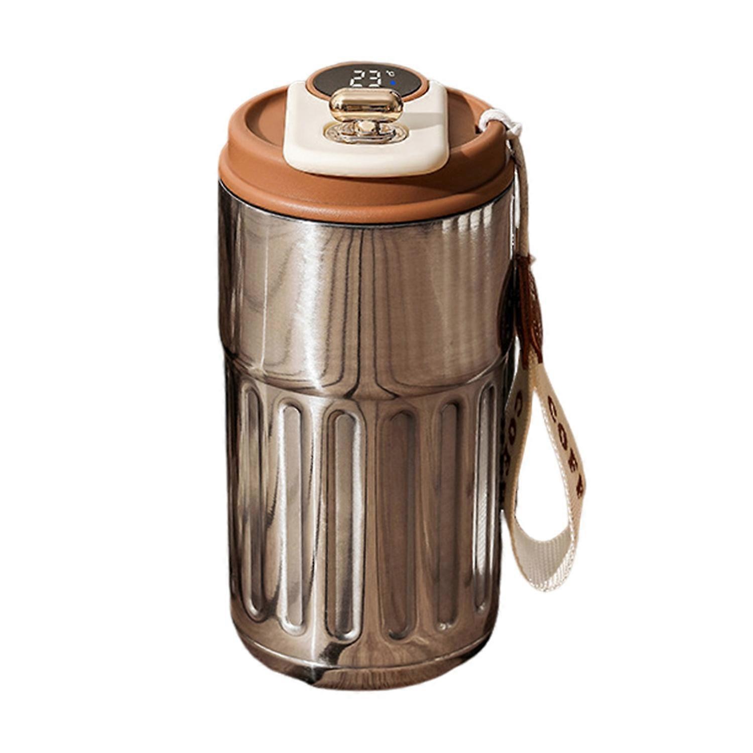 460ML LED Temperature Display Vacuum Insulated Water Bottle BPA-Free Leak Proof Keep Cold/Warm 12H