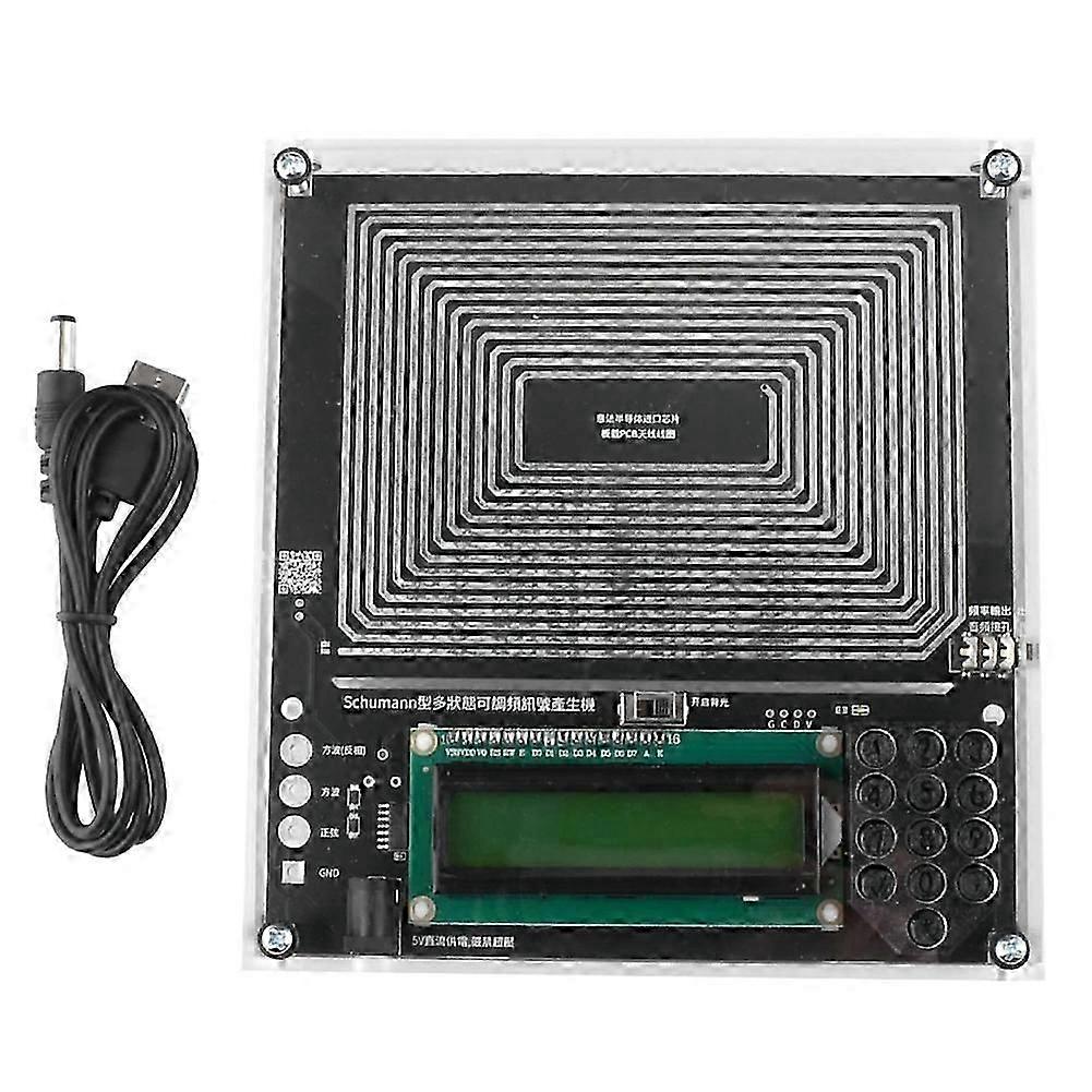 7,83 Hz Wellengenerator Einstellbarer 0,1 Hz-30 kHz reiner Sinusfrequenzmodulationssignalgenerator Audio-Resonator A