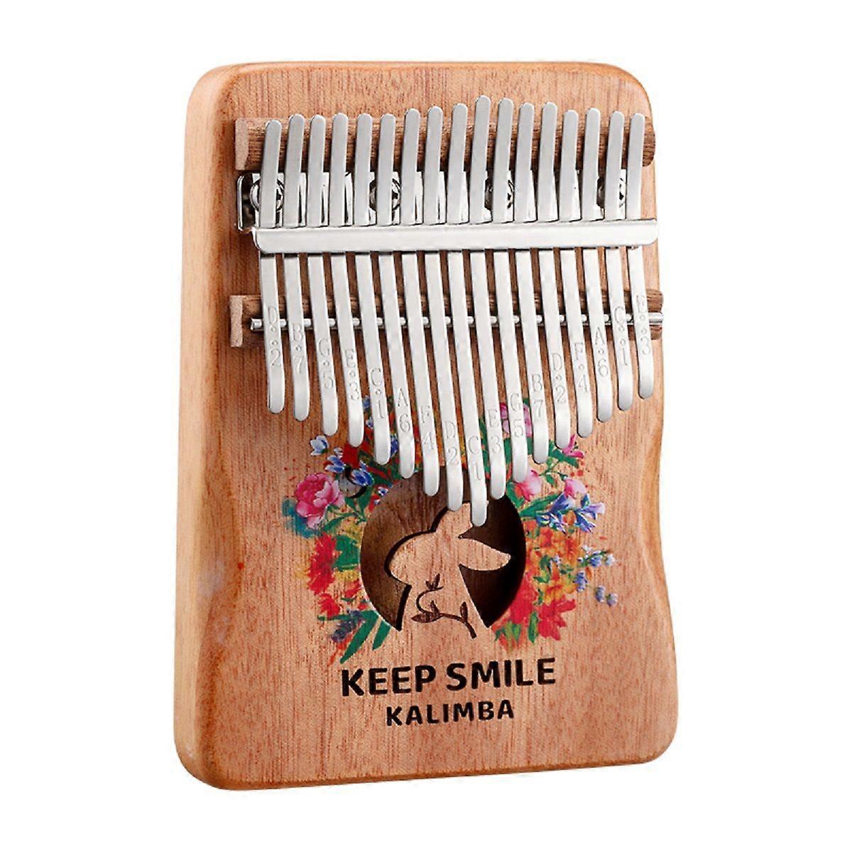 Kalimba 17/21 Keys Thumb Piano Portable Mbira Sanza Finger Piano, Meditation Sound