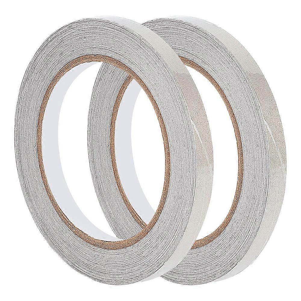 Conductive Fiberglass Fabric Adhesive Tape for EMI Shielding RF Blocking Laptop Cellphone LCD Cable Wire Harness Wrapping Silver 10mm 20m/roll