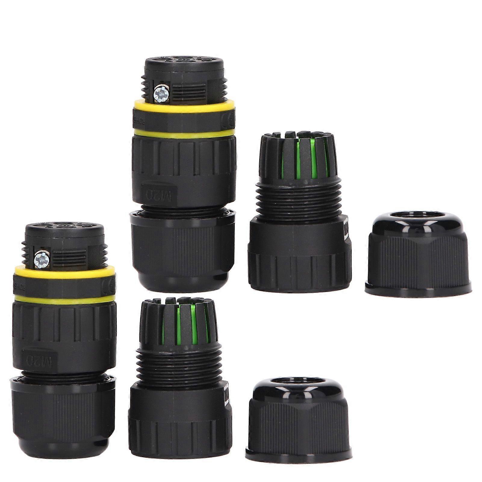 2pcs Junction Box Connector Multifunctional IP68 Waterproof Junction Box Cable Connector for Lighting Electronics