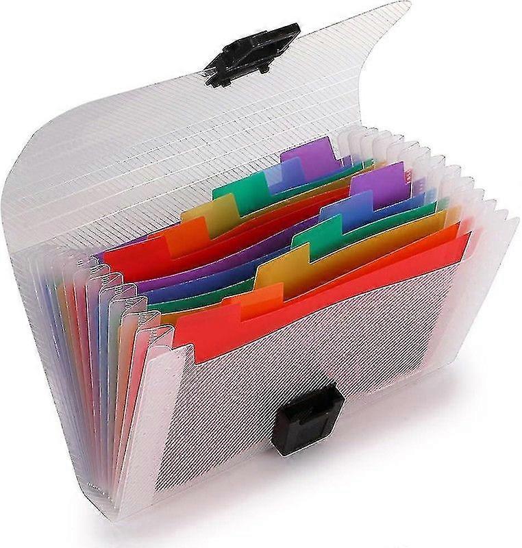 A6 13 Mini Expanding File Accordion File Folder Receipt Organiser File Pockets Folder