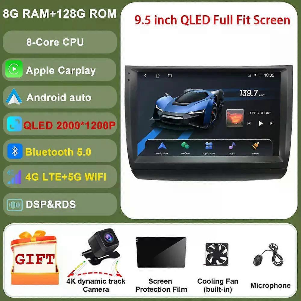 الروبوت لتويوتا الطراز 20 2003 - 2009 سيارة راديو مشغل الوسائط المتعددة Autoradio GPS الملاحة Carplay شاشة ستيريو 2 الدين دي في دي هو