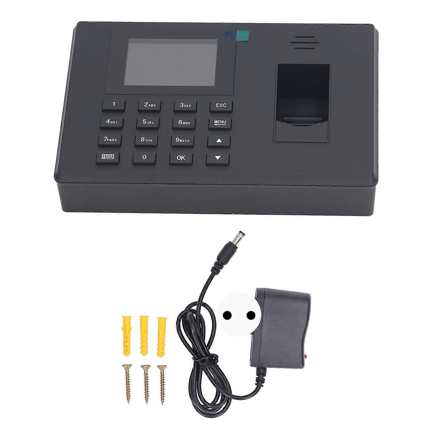 Fingerprint Attendance Machine 360 Degree Fingerprint Recognition Voice Prompt Office Employee Time