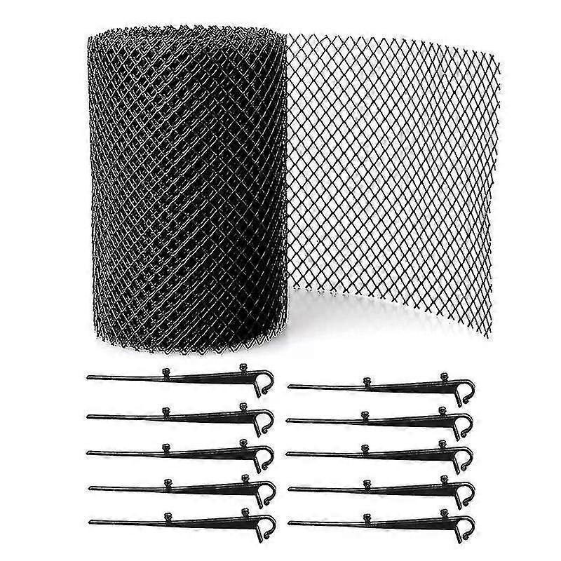 Bird Net Gutter Guard Eaves Net Flume Net Prevent Clogging Horticultural Garden Protection Net With Fixing Pin For Bird