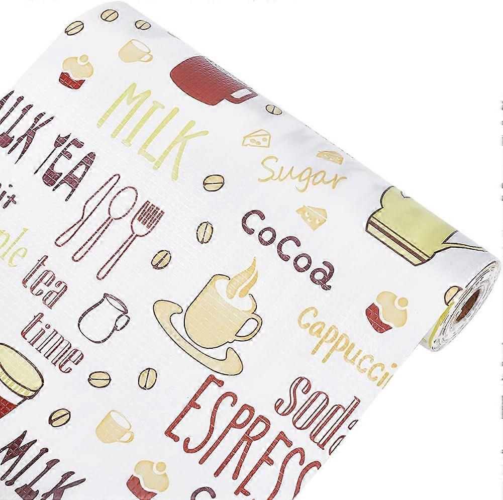 Plastic Drawer Liners Shelf Cabinet Closet Cupboard Mat Roll Non-Adhesive Waterproof Non-Slip Shelf Liner Refrigerator Kitchen Protector Lining for Pa