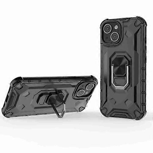For iPhone 15 Ice Armor Series Ring Holder Phone Case