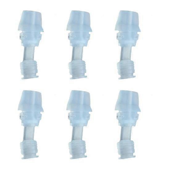 6Pcs Silicone Bite Valve Replacement for Water Bottles Easy Install Leak-Proof BPA-Free Bottle Mouthpiece Replacement Kit