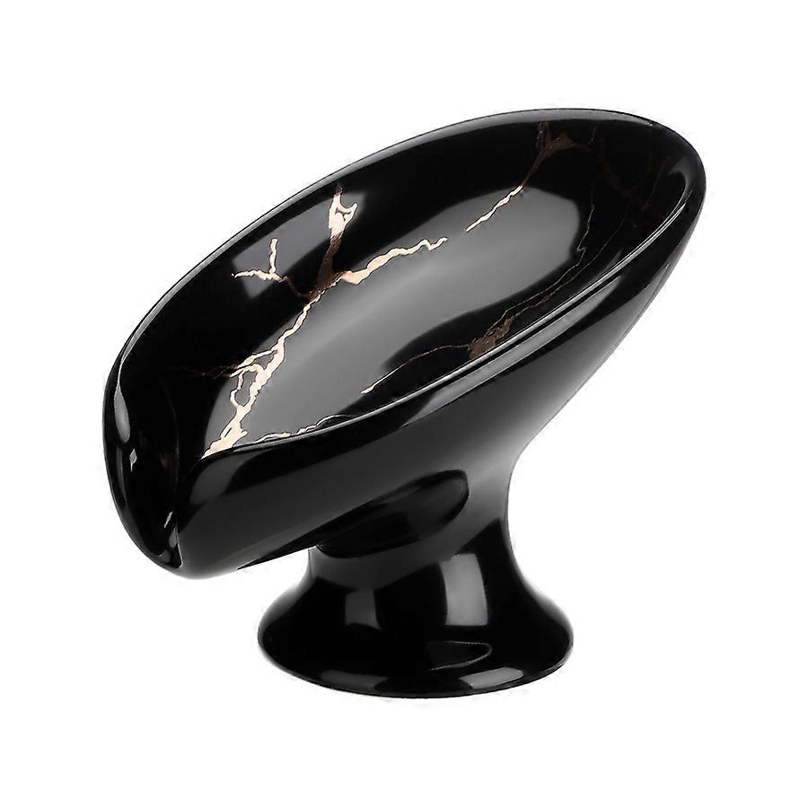 Red Ceramic Leaf Soap Holder, Bathroom Soap Dish - Easy Drain Design