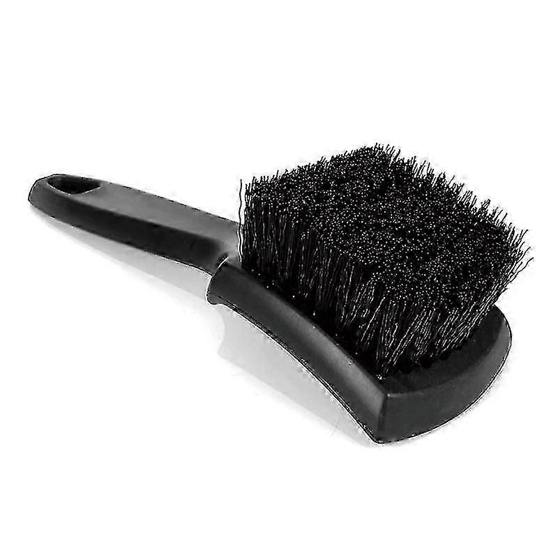 1 Pack Tire Brush, Black Bristle Wheel Cleaning Brush