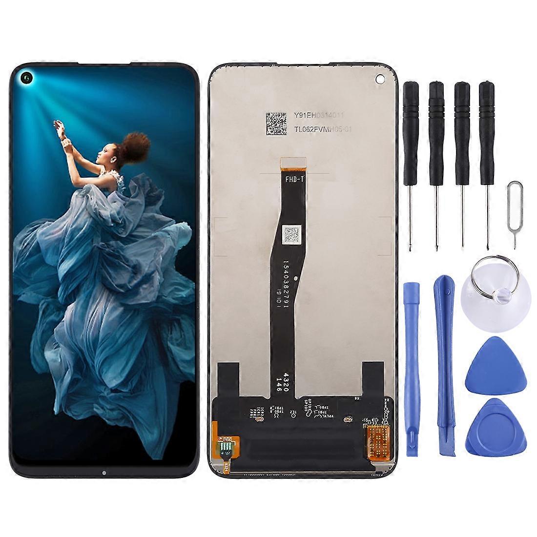 Γνήσια οθόνη LCD και πλήρης συναρμολόγηση Digitizer για Huawei Honor 20 (Μαύρο)