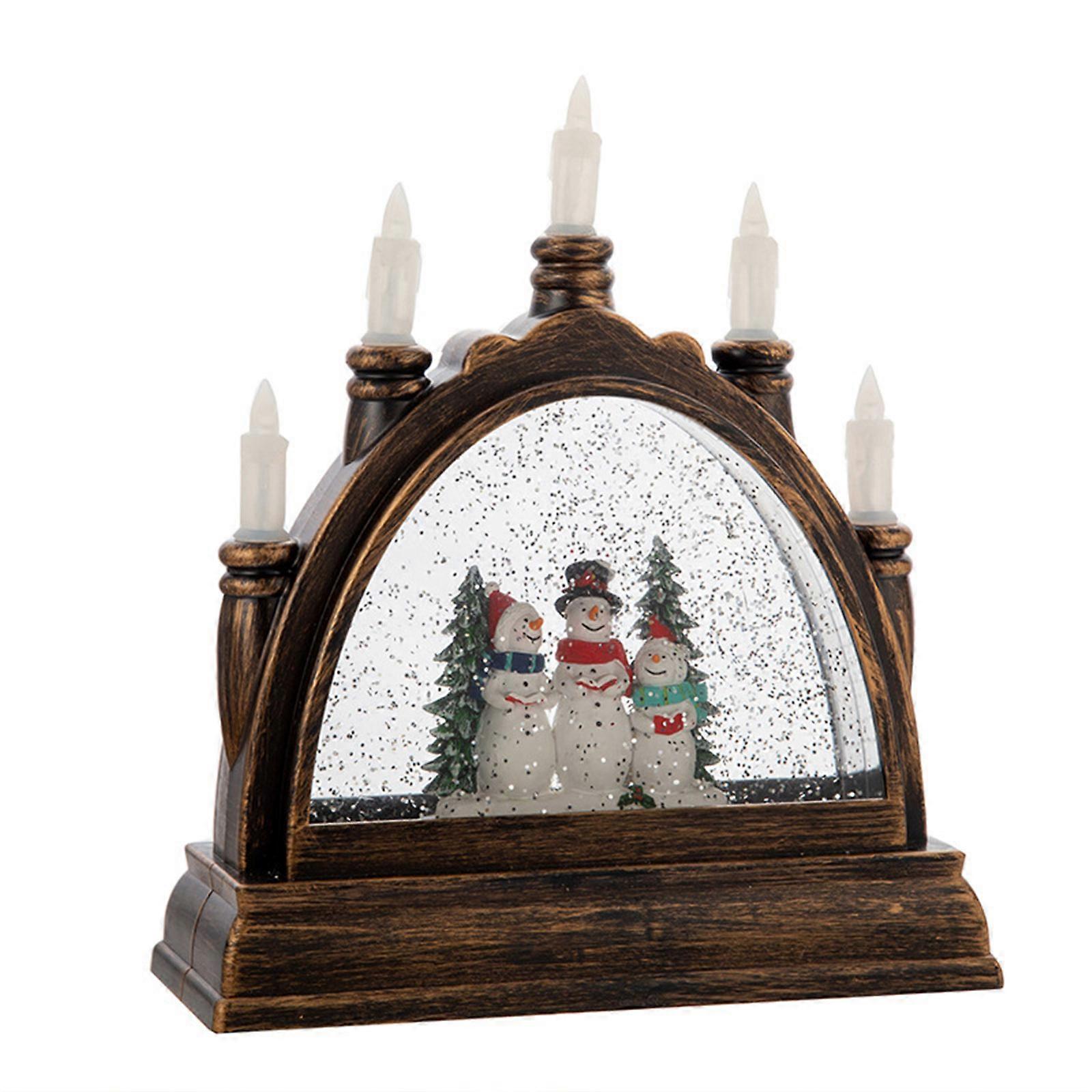 チャームクリスマスクリスタルキャンドルライトロマンスアクセサリーフェスティバルオーナメント、頑丈なPVC素材の装飾