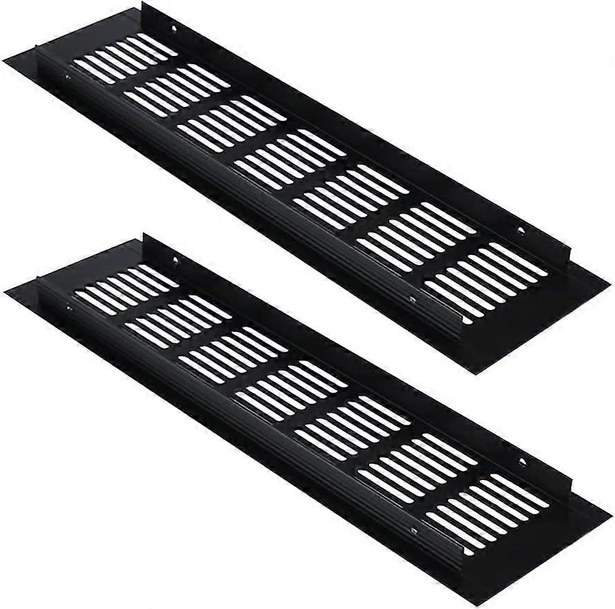 2PCS Rectangular Ventilation Grille, Rectangular Air Vent, Air Vent, Rectangular Ventilation Grille, Rectangular Air Vent Grille for Ideal Ventilatio