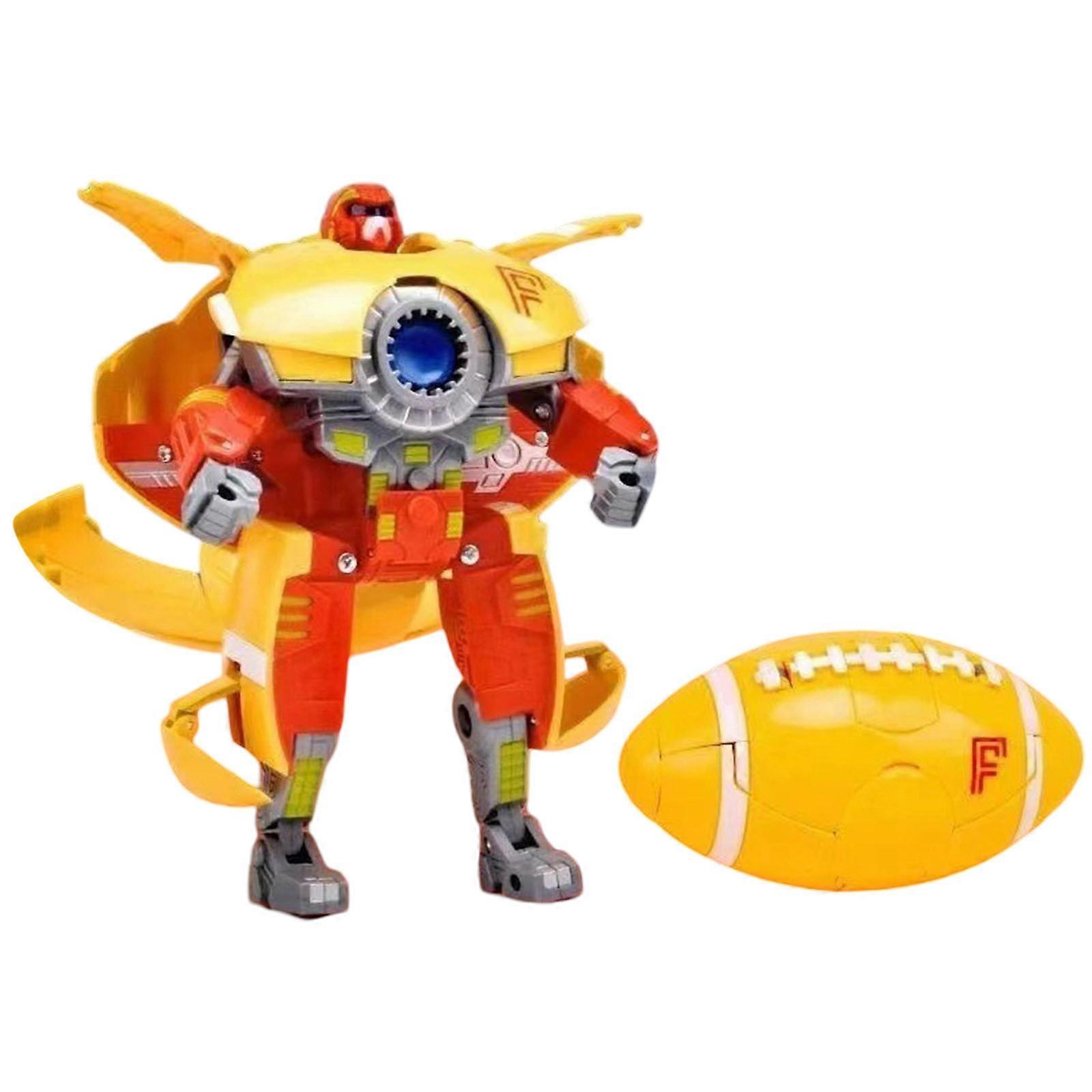 Sports Ball Shape Transforming Robot Transforming Basketball Robot Football Transforming War Toy