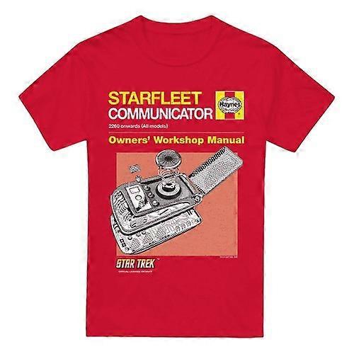 Star Trek Mens Comm Manual T-Shirt