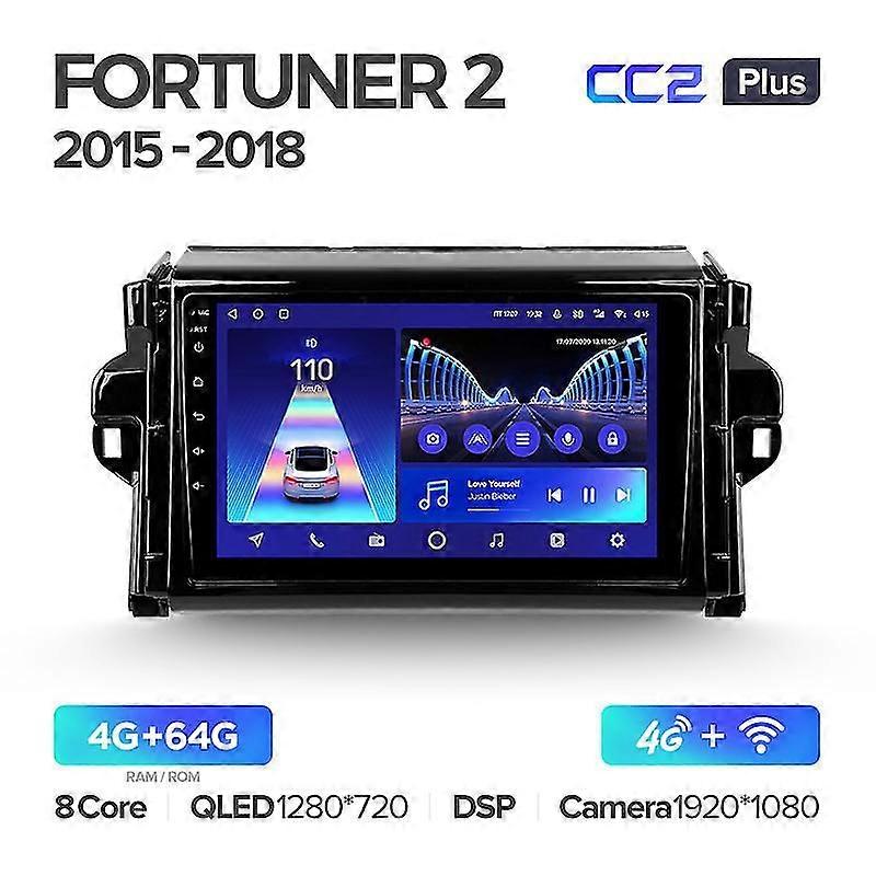 Cc2l Cc2 Plus For Toyota Fortuner 2 2015 - 2020 Car Radio Multimedia Video Player Navigation Gps Android No 2din 2 Din Dvd