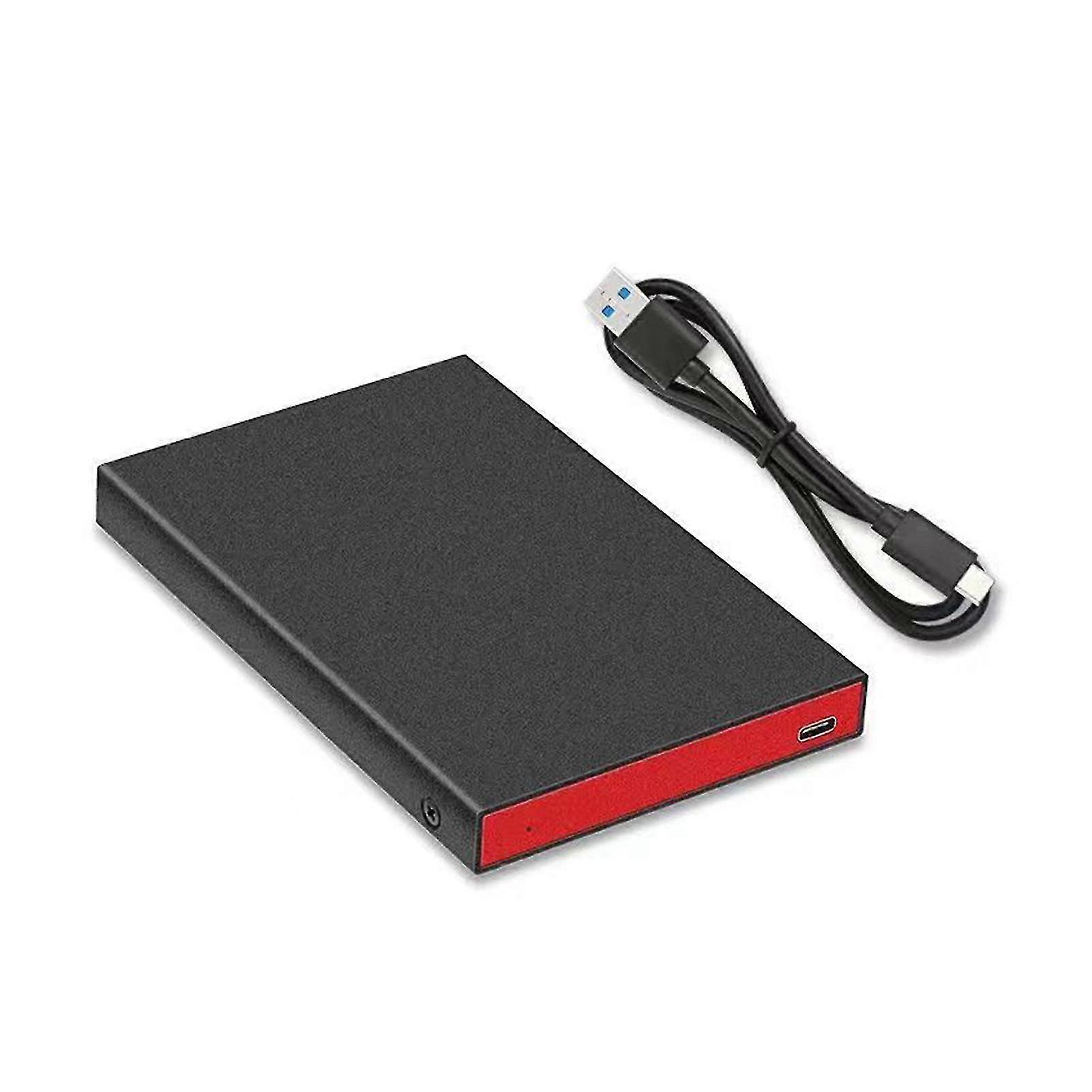 Hard Drive Enclosure High-performance Stable Transmission Compatibility Data Storage USB3.0/Type-C 3.1 2.5 Inch SATA External HDD Enclosure SSD Case