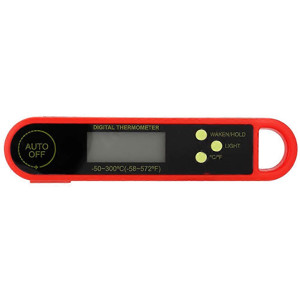 Large Screen Digital Meat Thermometer with Gravity Sensor, Foldable Design for Kitchen Grill Cooking