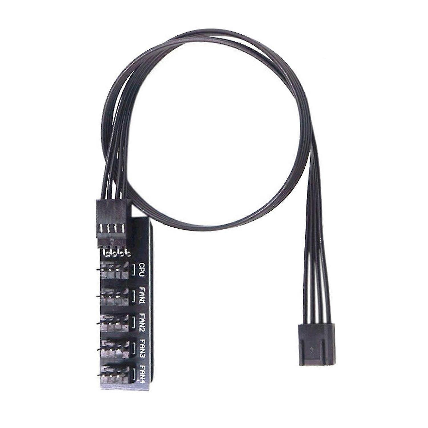 PWM Temperature Control Fan Hub Extension Cable Mainboard CPU 4 Pin Adapter Cable Computer Case 4 Pi