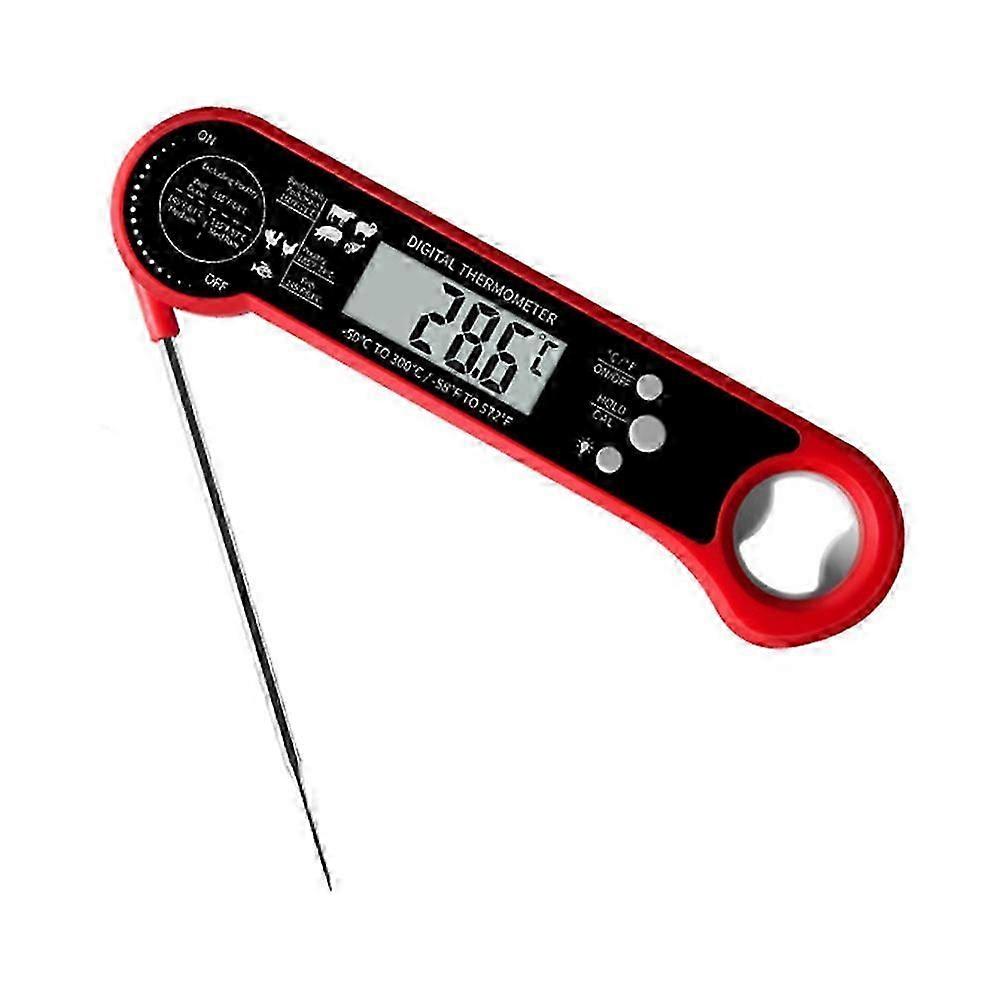 Meat Digital Thermometer Probe Cooking Temperature Kitchen Food BBQ Foldable
