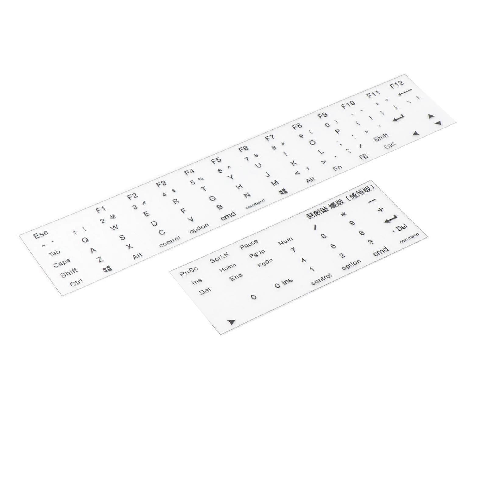 Universal Keyboard Side Stickers for XDA Height Mechanical Membrane Computer