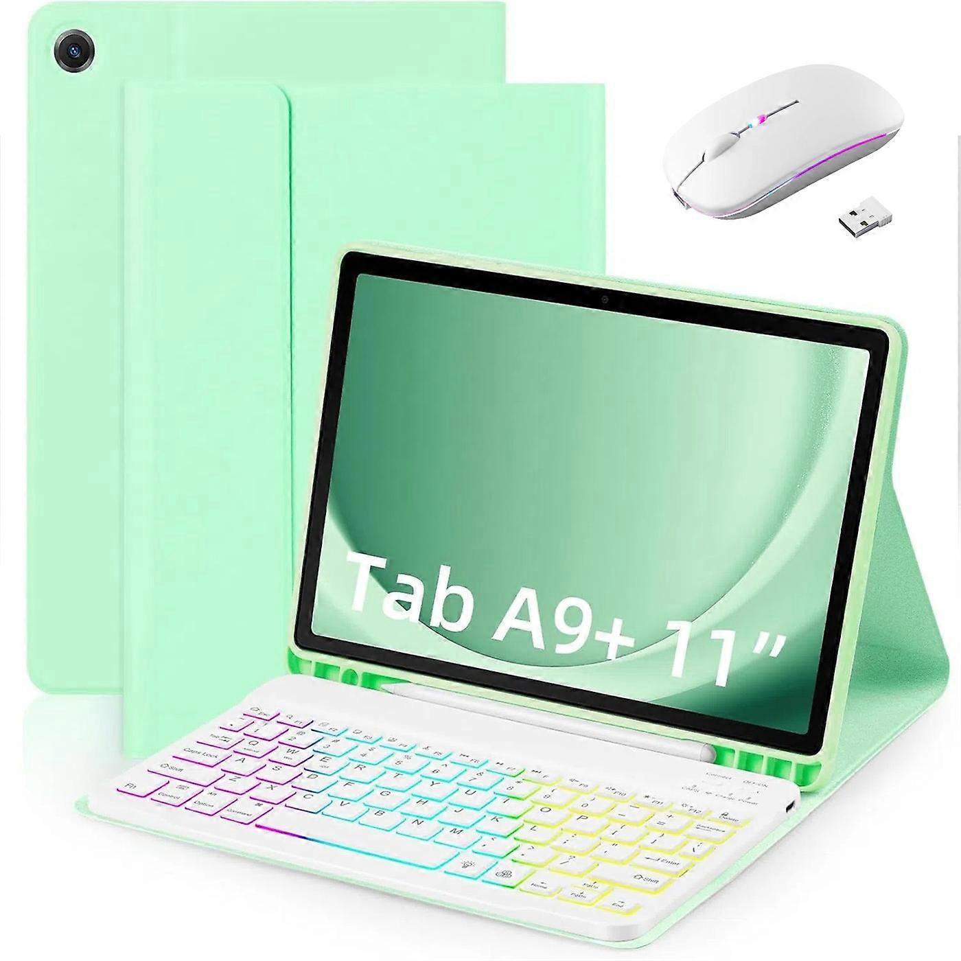 Coque de tablette pour claviers Bluetooth Galaxy Tab A9+