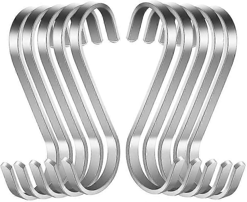 S هوكس الفولاذ المقاوم للصدأ لأواني المطبخ مكتب الحمام 10 حزمة