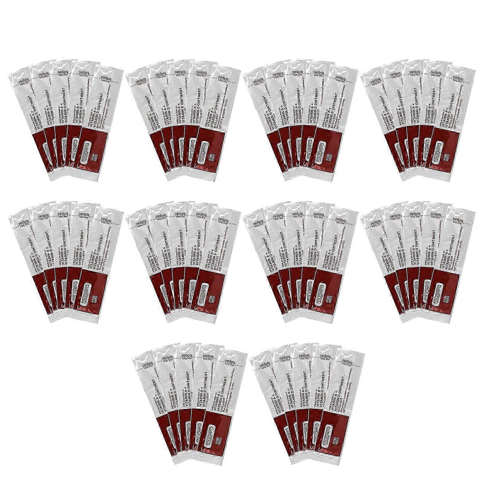 50pcsアンチスカータトゥーアフターケア修復ヒーリングクリームケアビタミン軟膏