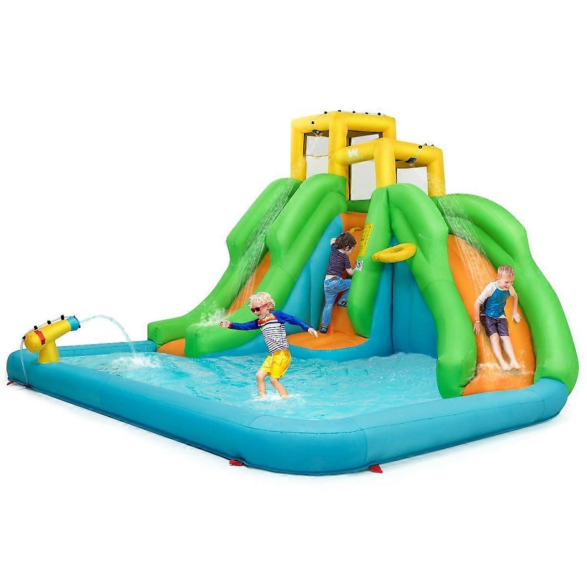 Bouncy Castle Water Park with two slides, climbing wall 400 x 361 x 255 cm (without blower)