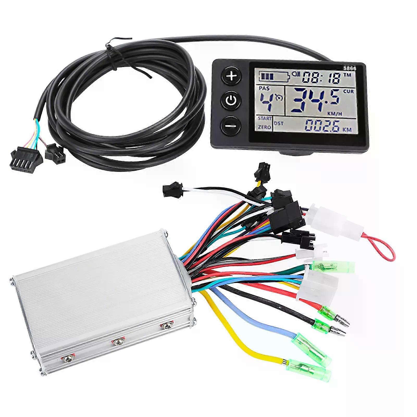 24V/36V Waterproof LCD Display Panel Electric Scooter Brushless Controller Kit LCD Motor Controller Motor Controller