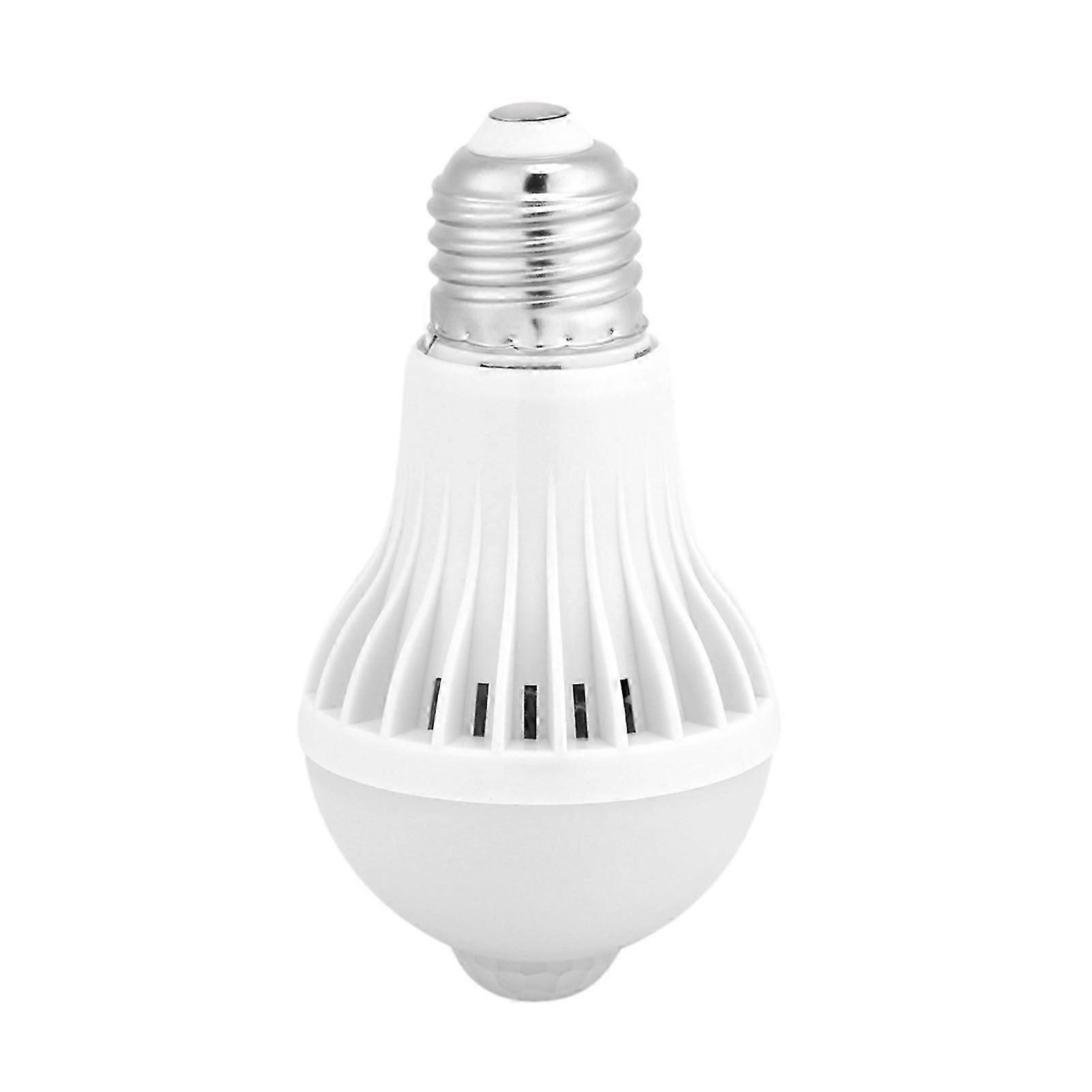 E27 Intelligent Detection PIR Infrared Motion Sensor Light LED Lamp Bulb 7W