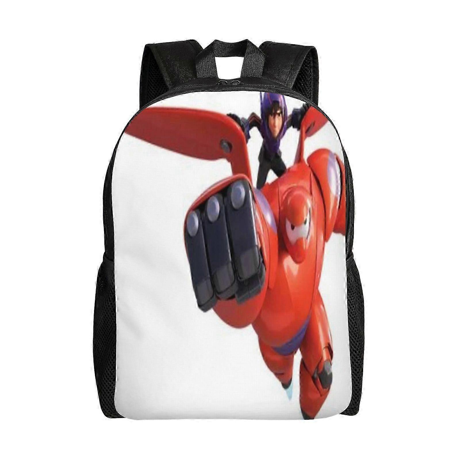 i141 Big Hero 6 حقيبة ظهر مدرسية حقيبة كتب حقيبة مدرسية للمراهقين الأولاد والبنات wbH141