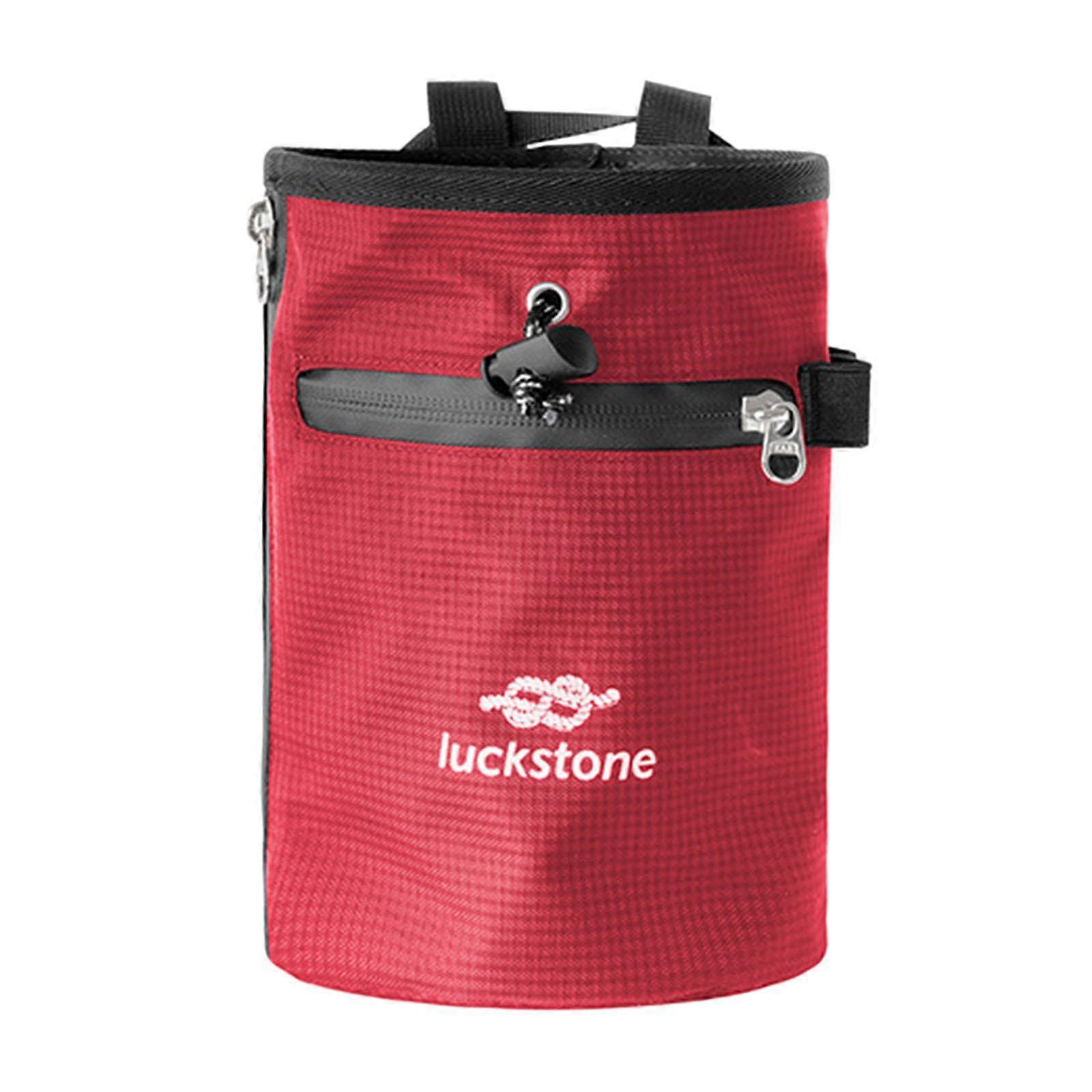 Chalk Bag for Rock Climbing Waist Belt Practical Drawstring Closure Chalk