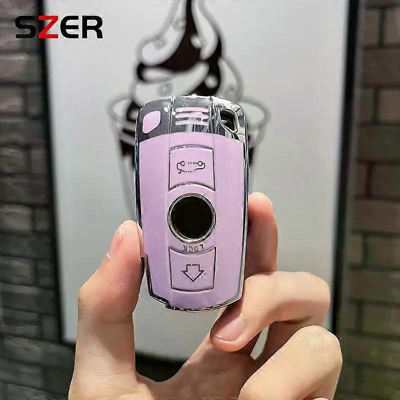 TPU Car Remote Key Case Cover Shell compatible for E90 E60 E70 E87 3 5 6 Series M3 M5 X1 X5 X6 Z4 E71 E72 E88 E89 E91 E92 Accessories