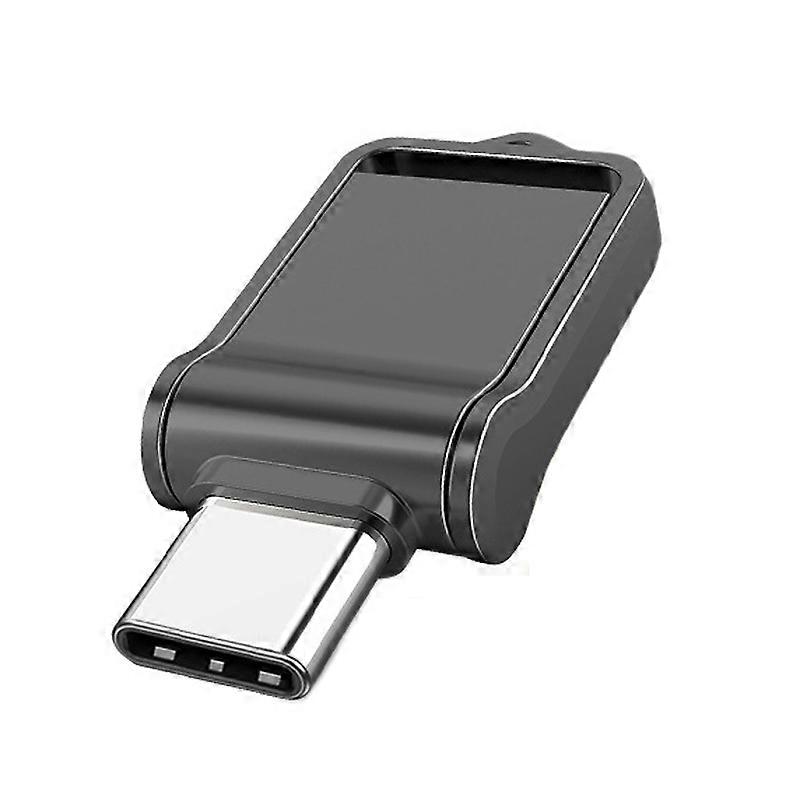 128 GB USB 2.0 + Typ-C/USB-C Hochgeschwindigkeits-Mini-Computer und -Telefon Dual-Purpose-Rotations-U-Disk